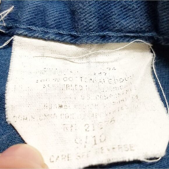 VINTAGE 80s Denim Republic Blue Daisy Duke Shorts - Picture 9 of 12